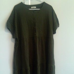 Olive Green Madwell Dress